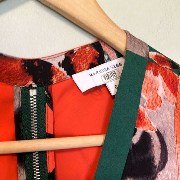 Marissa Webb Floral Sleeveless cut out top - Picture 6 of 11